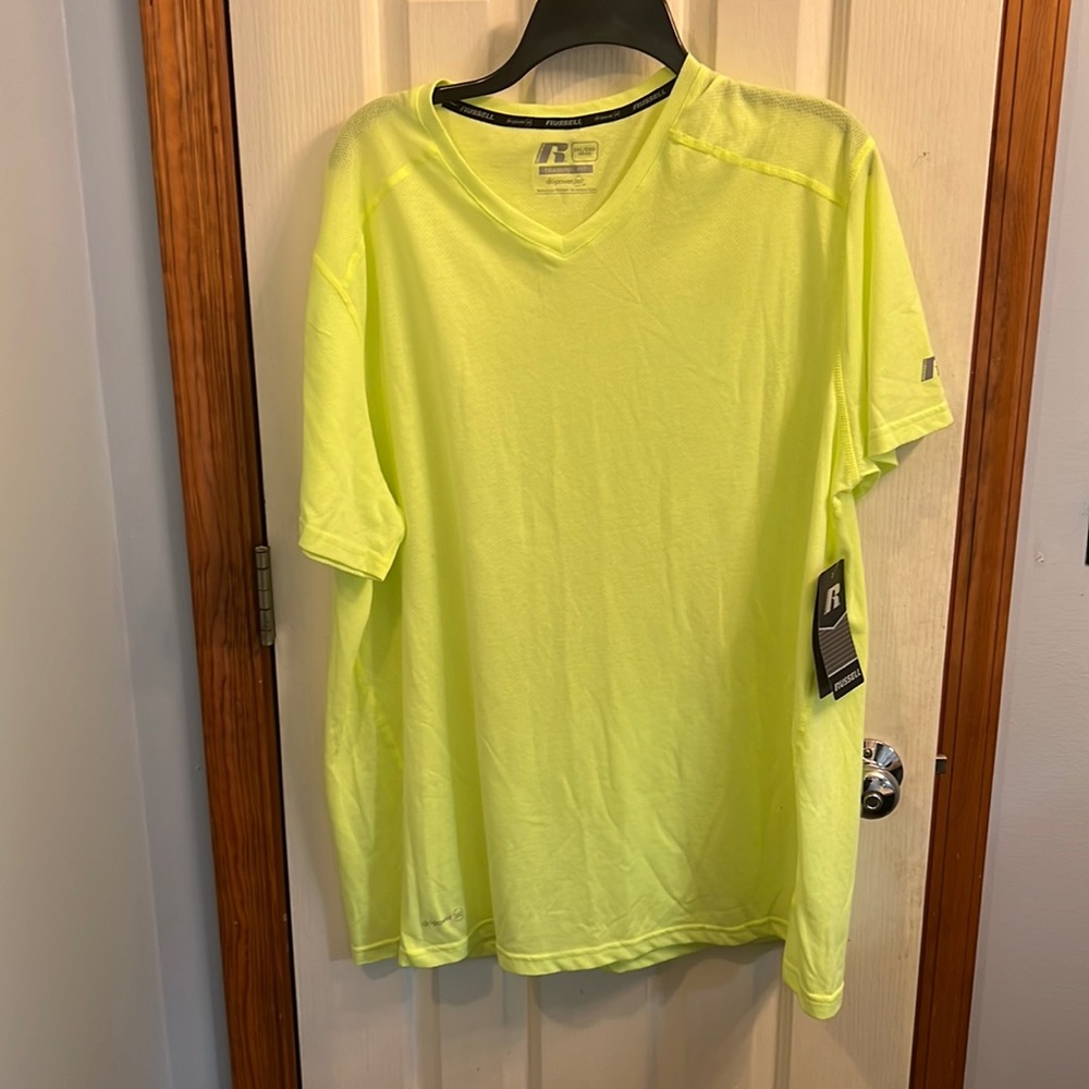 Lime Russell training fit tee- 2XL